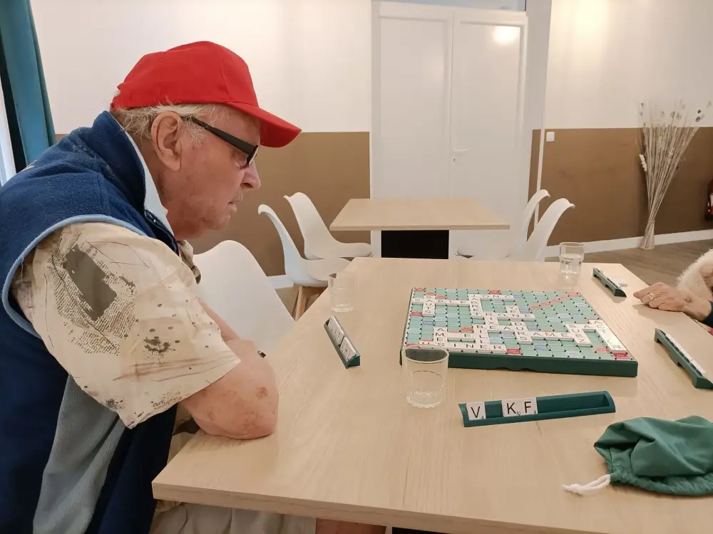 Partie de scrable